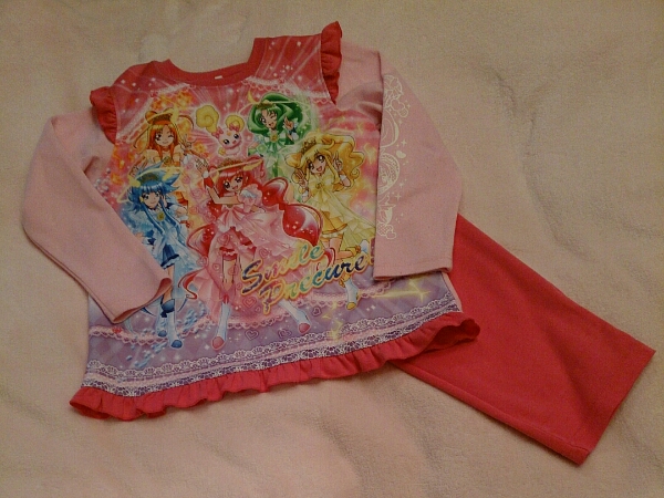 スマイルプリキュア光るパジャマ130