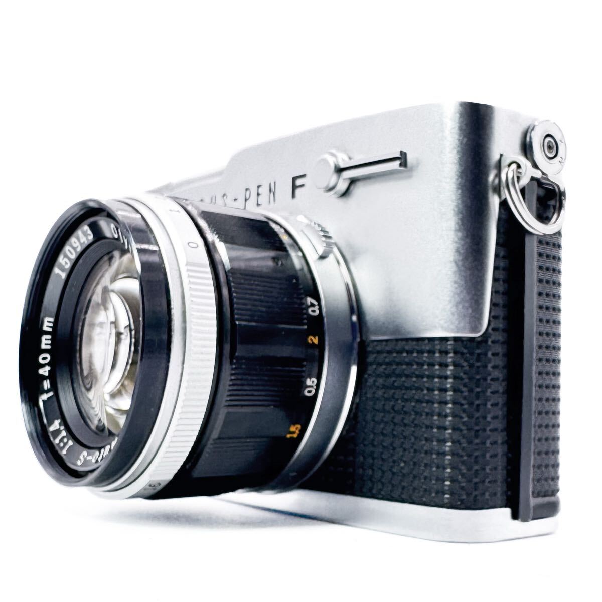 Sランク 美品 整備済み OLYMPUS オリンパス PEN FT G.ZUIKO 40mm F1.4 ハーフ一眼レフ フィルムカメラ_4