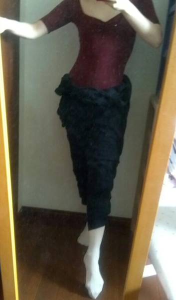 宝塚音楽学校　本科時代のレオタードセット　チャコット　中古