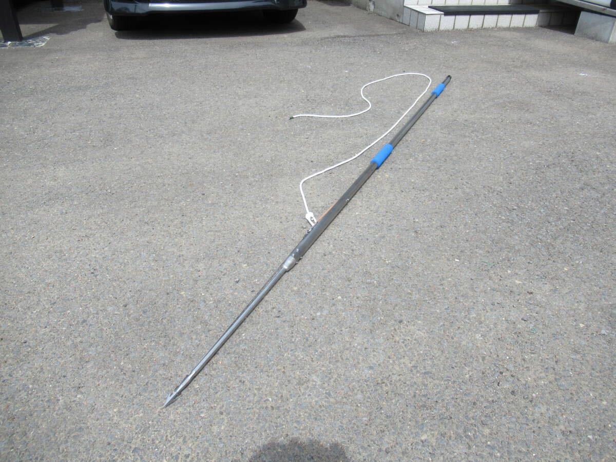 ステンレス　銛　SUS304 大型魚用　モリ　ハンドメイド　モリッパ　マグロ　サメ　鮪　鮫　船釣り　もり_1