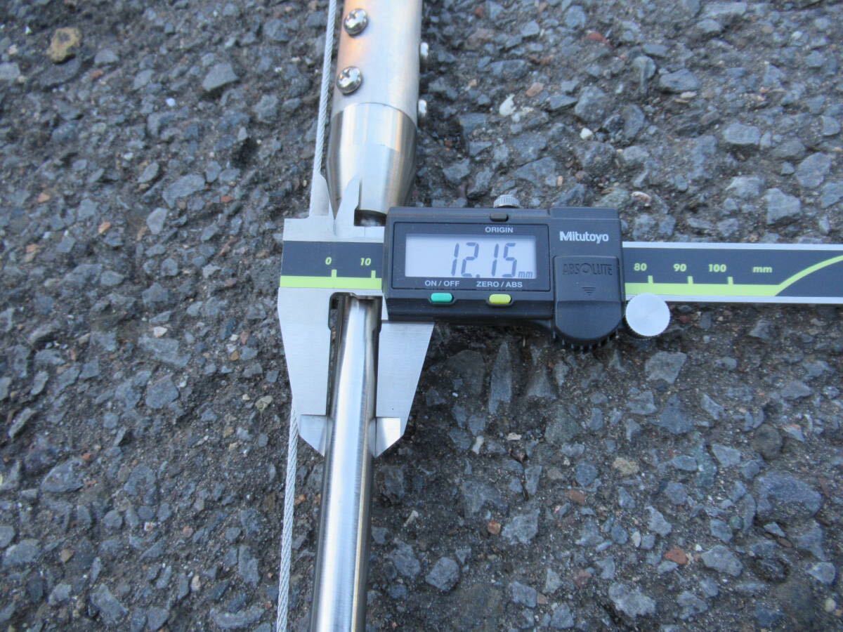 ステンレス　銛　SUS304 大型魚用　モリ　ハンドメイド　モリッパ　マグロ　サメ　鮪　鮫　船釣り　もり_5