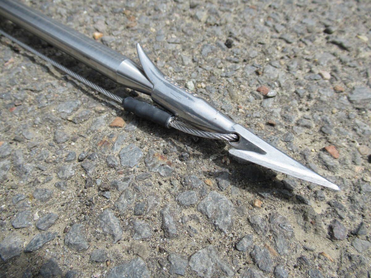 ステンレス　銛　SUS304 大型魚用　モリ　ハンドメイド　モリッパ　マグロ　サメ　鮪　鮫　船釣り　もり_9