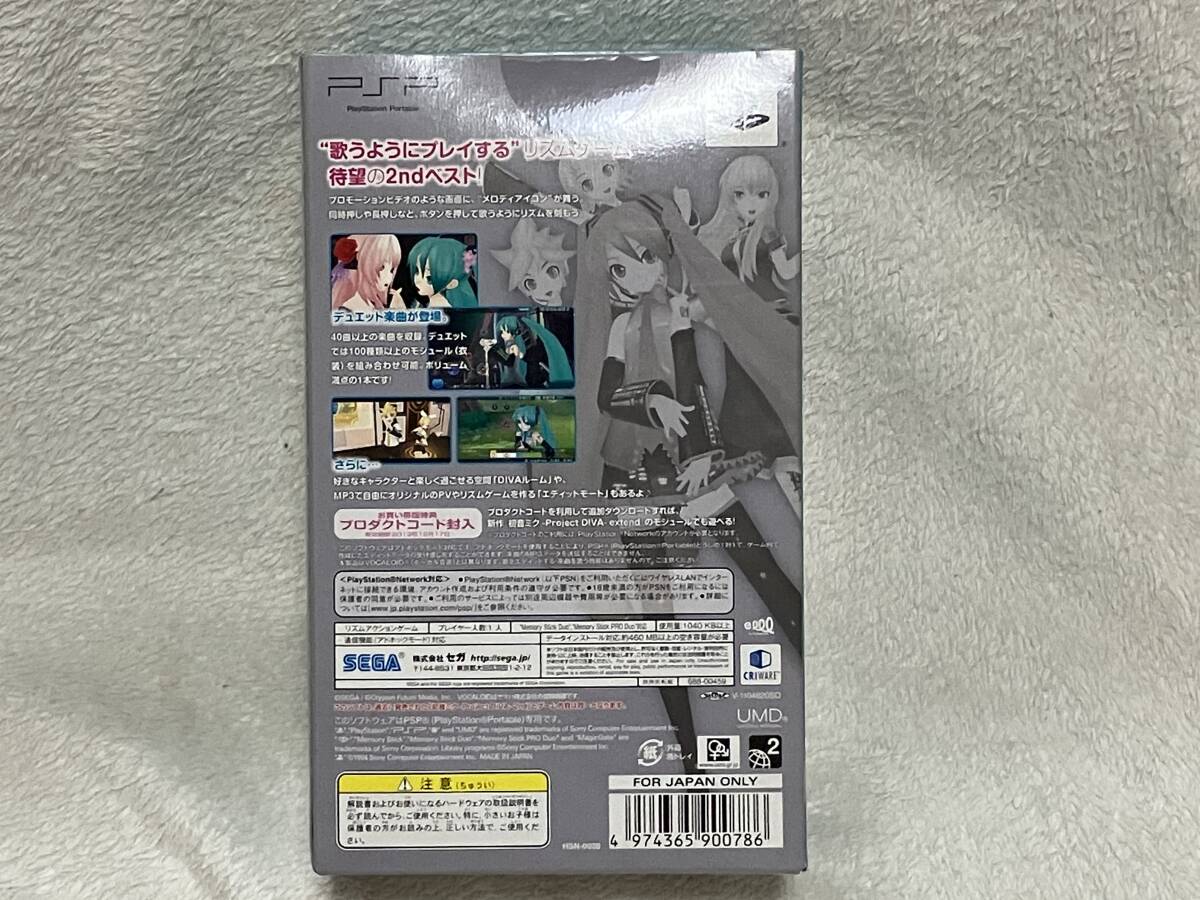 【新品】 セガ 【PSP】 初音ミク -Project DIVA（プロジェクト ディーヴァ）- 2nd [お買い得版 アーケードデビューパック］【未開封】_3