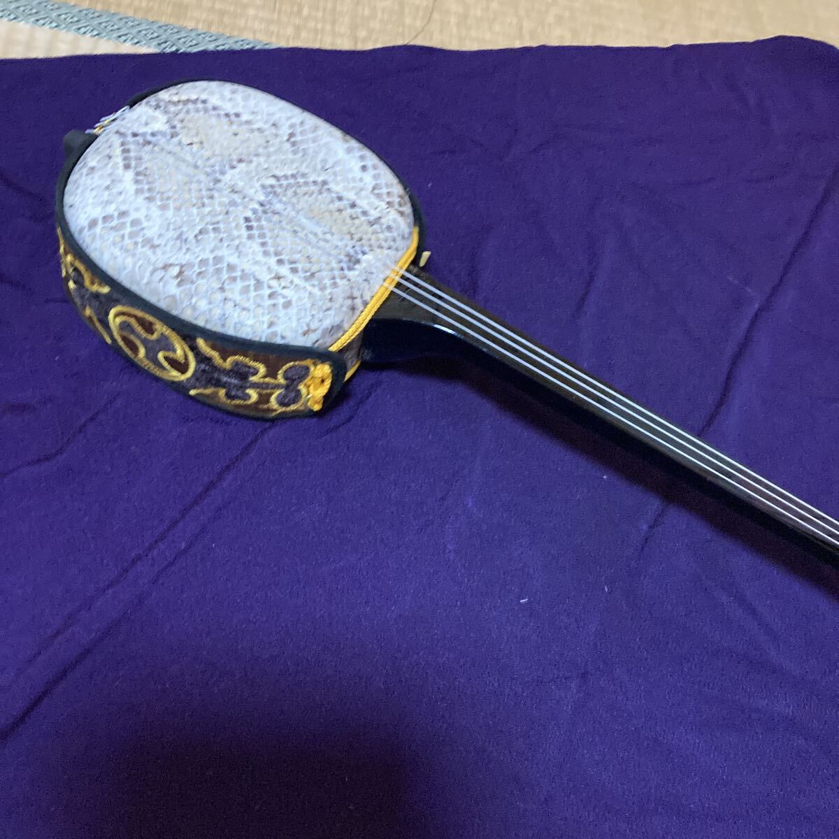 三線 和楽器 三味線 弦楽器 琉球楽器 沖縄三線 蛇柄 沖縄_2