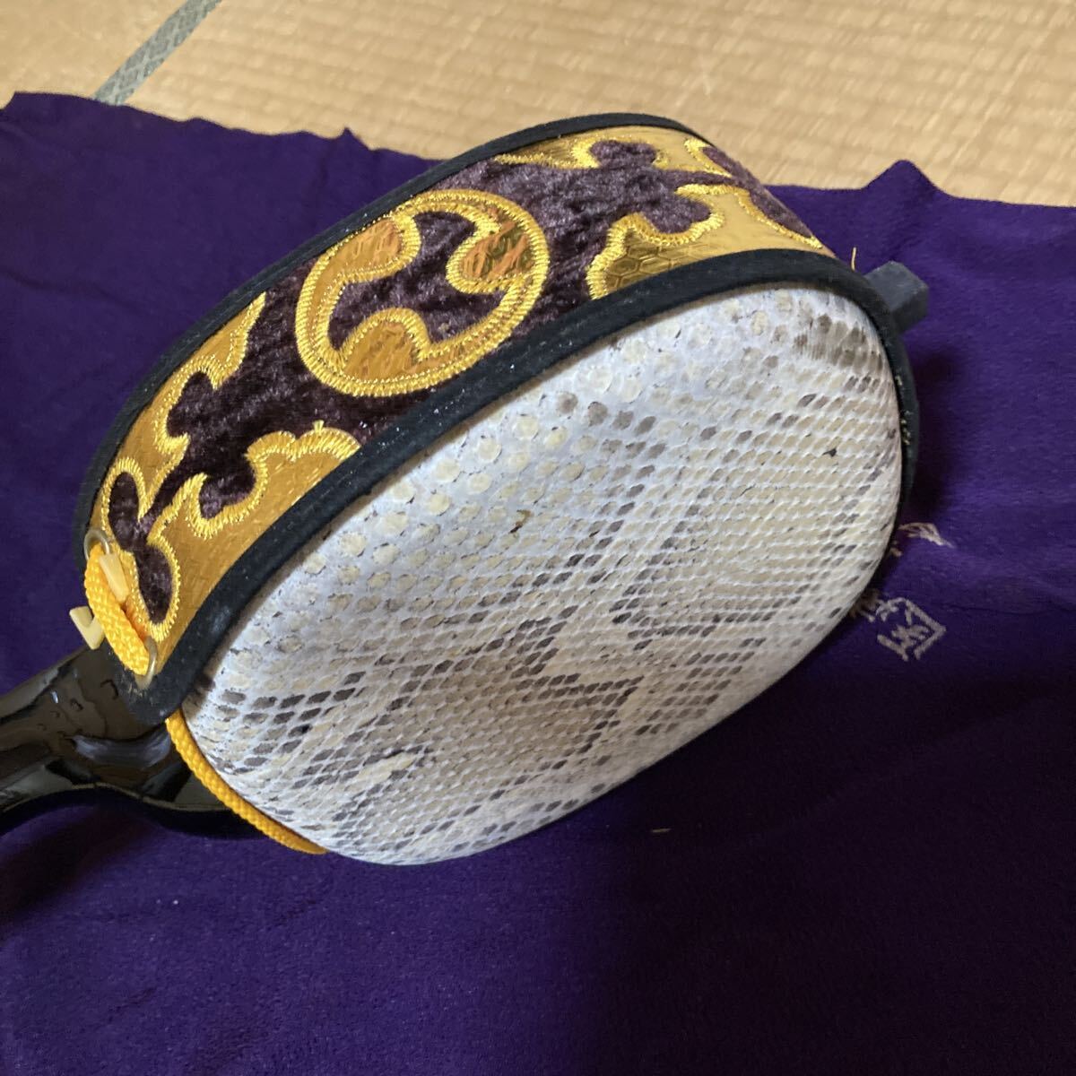 三線 和楽器 三味線 弦楽器 琉球楽器 沖縄三線 蛇柄 沖縄_4