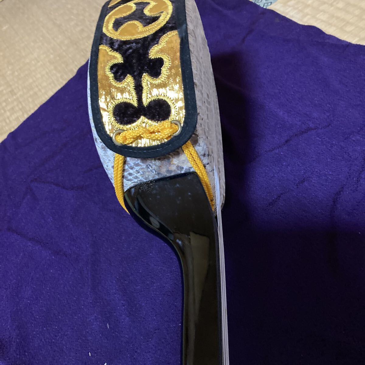 三線 和楽器 三味線 弦楽器 琉球楽器 沖縄三線 蛇柄 沖縄_7