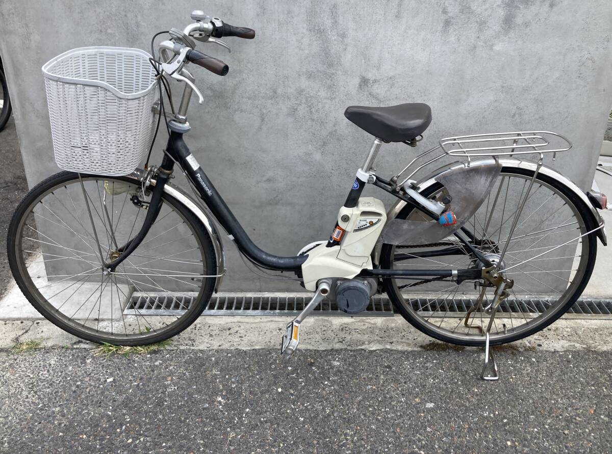 パナソニック ビビ DX 26インチ 中古 電動自転車 前後タイヤ良好 