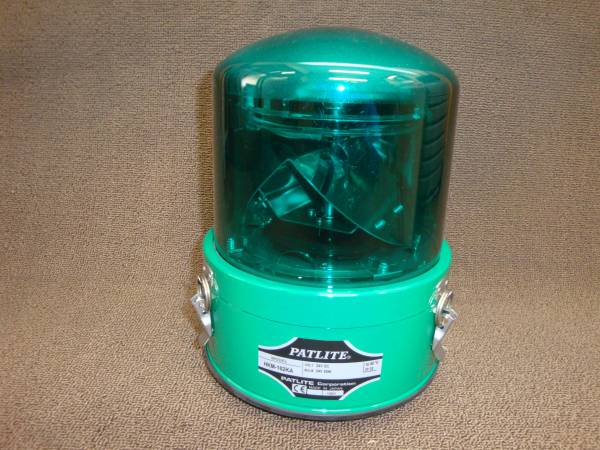 新品 24V 緑 回転灯 パトライト HKM-102KA-Gハロゲン55W