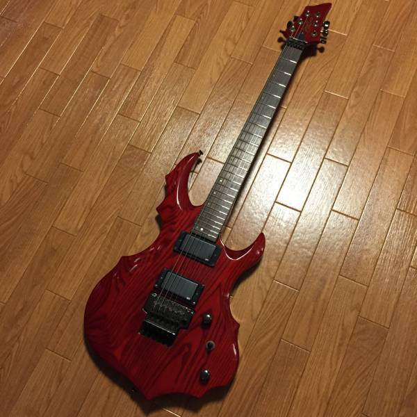 美品Grassroots Forest G-FR-62GT 良木目!ピックアップ交換済ESP