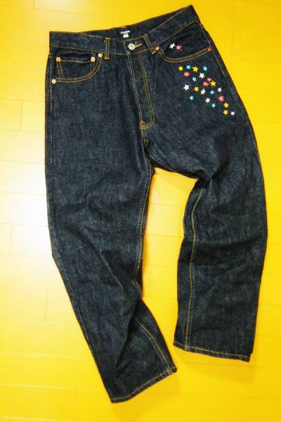 mable sud マーブルシュッド 星刺繍 STAR EMB デニムパンツ Sz.M