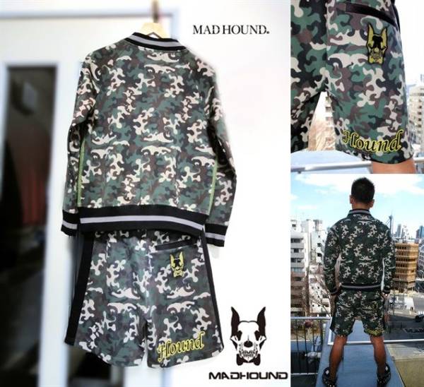美品 MADHOUND 迷彩 ジャージ 上下セットアップ ビター オラオラ