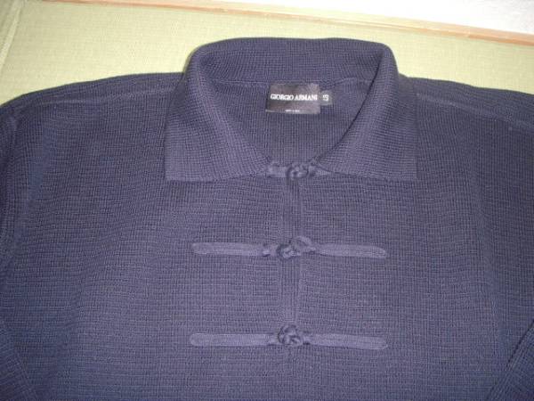 GIORJIO ARMANI◆ジョルジオ アルマーニ◆ネイビー　48