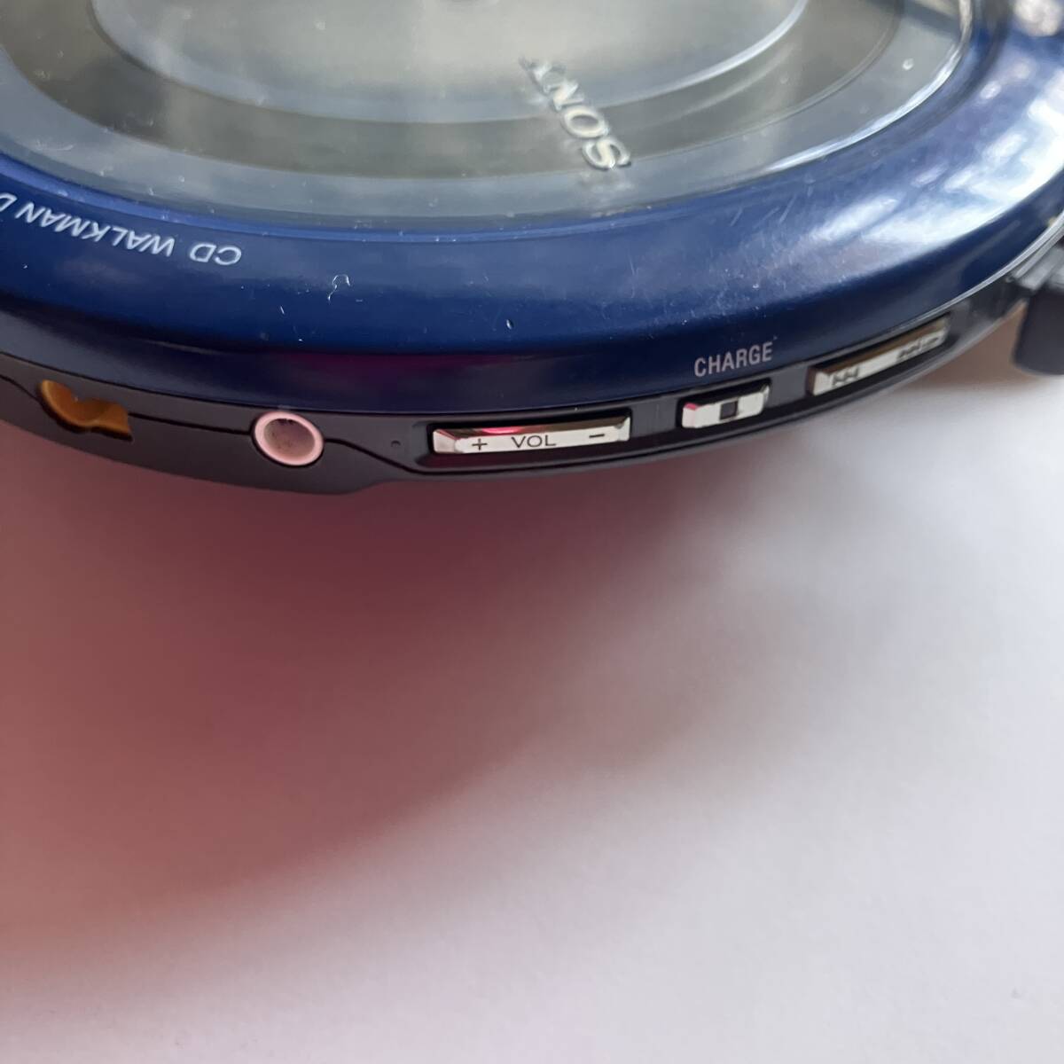 ＜送料600円＞【ジャンク】 SONY ポータブルCDプレーヤー ウォークマン D-EJ855-LM ブルー_5