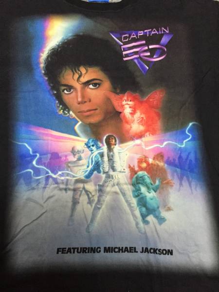 キャプテンeo マイケルジャクソン Tシャツ ディズニー Tdl Tdr その他 売買されたオークション情報 Yahooの商品情報をアーカイブ公開 オークファン Aucfan Com