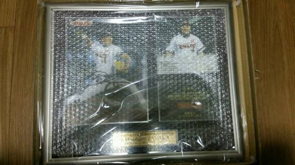 田中将大 2011年最多勝記念直筆サイン入りフォトパネル 限定18個