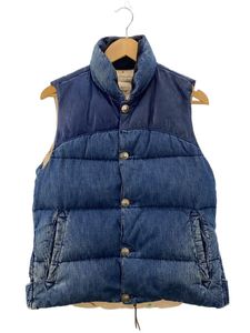 REMI RELIEF◆ダウンベスト/M/コットン/IDG/無地///