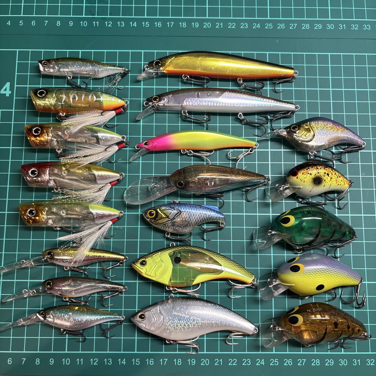 シマノ バンタム ワールドポップ・パブロシャッド・アンジュレーター・スコーピオンジャーク・マグベス・ワールドミノー 等 計20点 良品_1