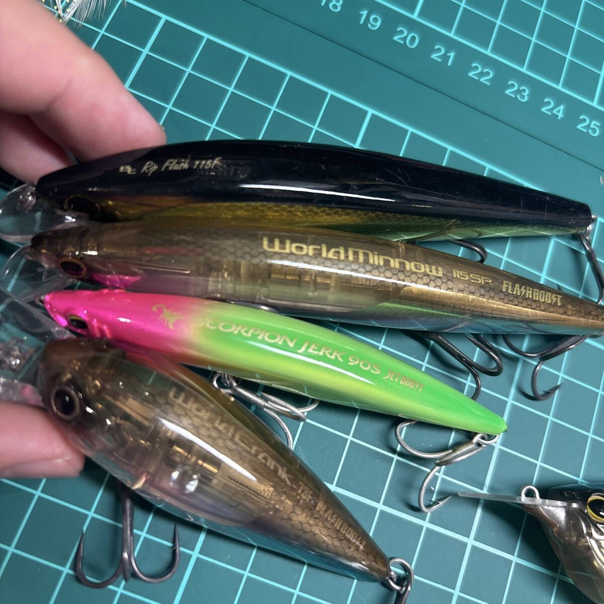 シマノ バンタム ワールドポップ・パブロシャッド・アンジュレーター・スコーピオンジャーク・マグベス・ワールドミノー 等 計20点 良品_4