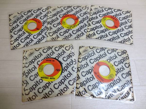 THE BEATLES Capitol 米国45 5枚セット 状態良好
