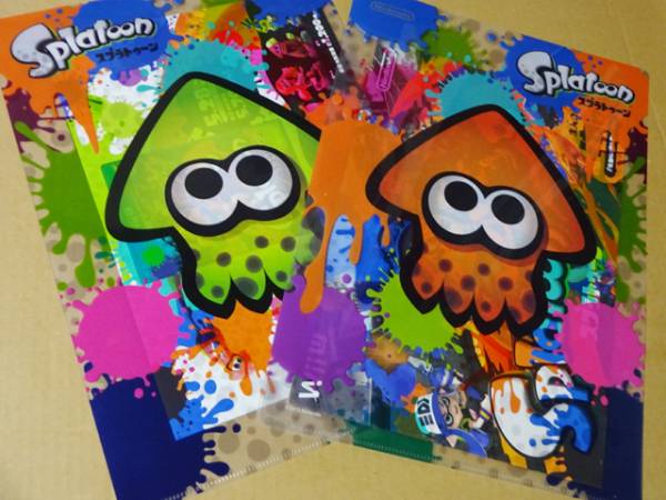 Splatoon スプラトゥーン 店頭体験会クリアファイル アクセサリ 周辺機器 売買されたオークション情報 Yahooの商品情報をアーカイブ公開 オークファン Aucfan Com
