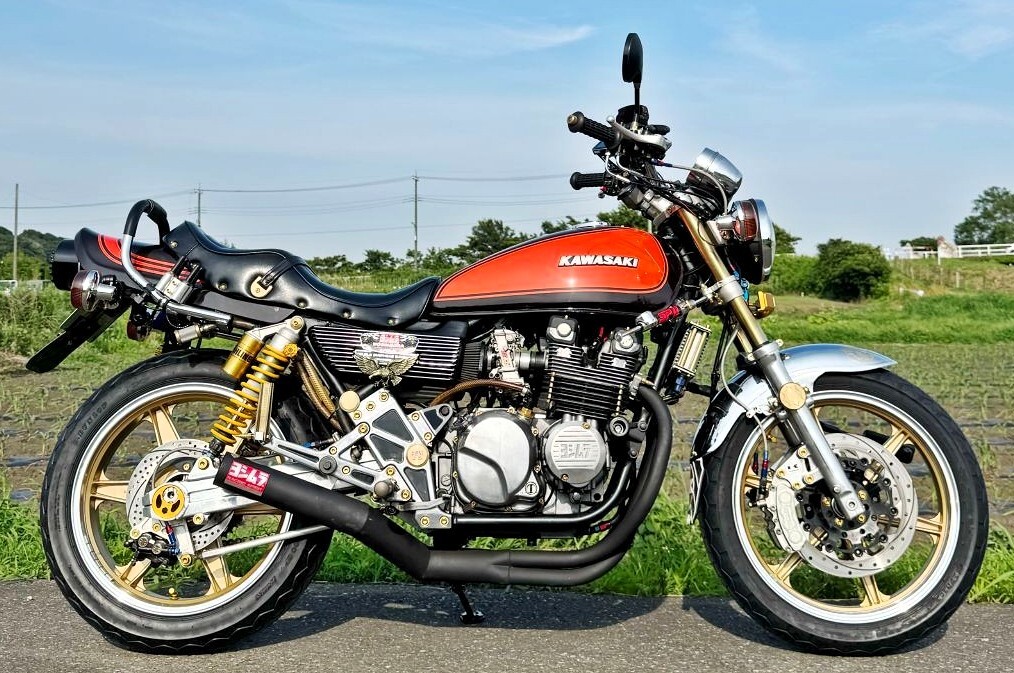 JWL車検対応 ゼファー400 タイヤ付 キャストホイール ゴールドシックス