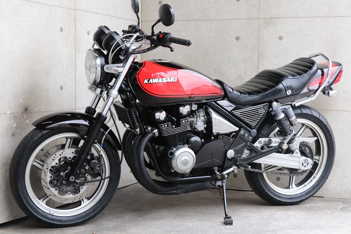 横浜～ Kawasaki ゼファー400 C1 希少初期型親子メーター Z2火の玉