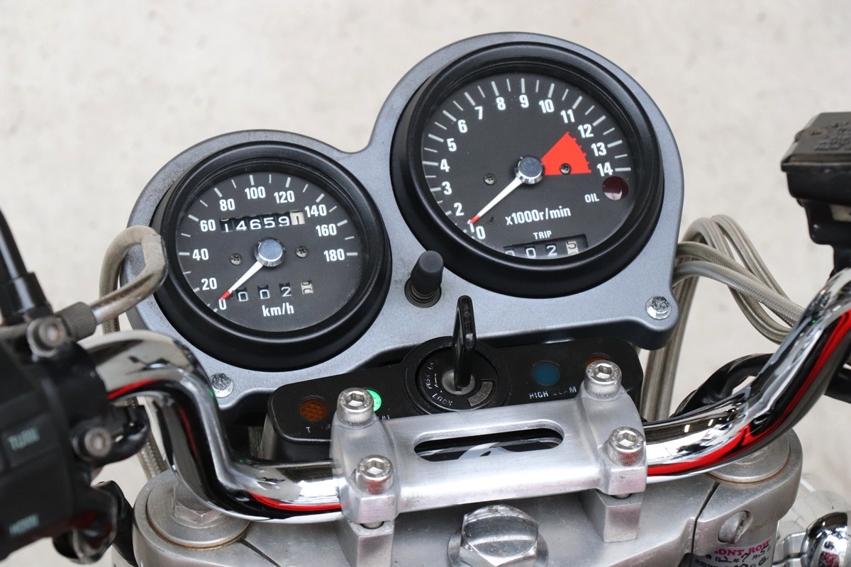 横浜～ Kawasaki ゼファー400 C1 希少初期型親子メーター Z2火の玉