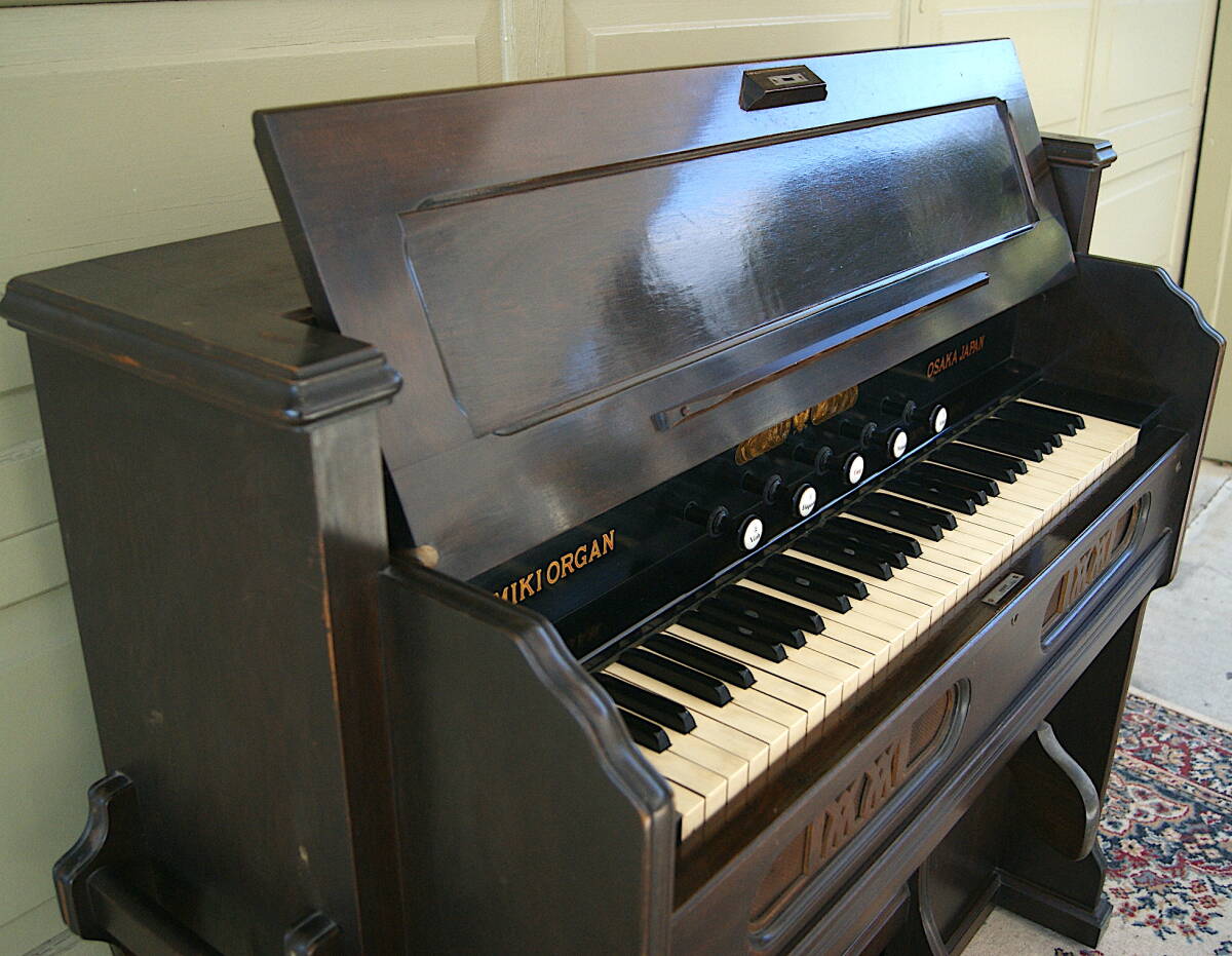 6159p 超レア MIKI ORGAN 三木楽器 足踏み 5ストップ リード オルガン
