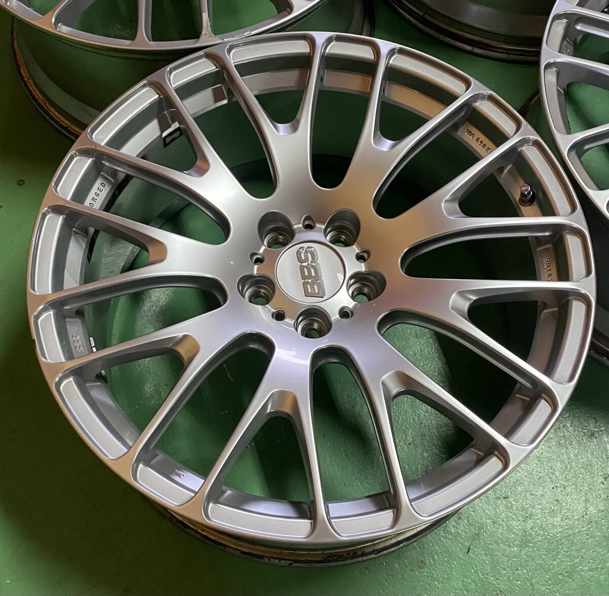 希少！BBS RN107 20インチ 8.5J +38 5H 114.3 FORGED 4本 鍛造(5穴