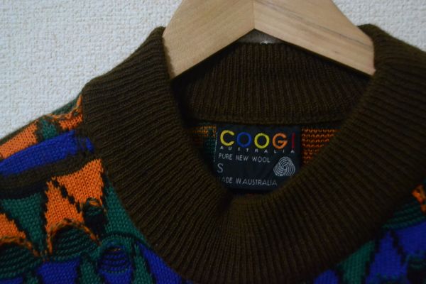 極美品☆coogi クレイジーウールニット/KENZO MCM マルチ HBA