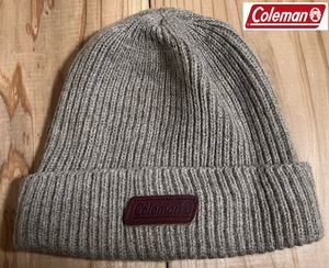 Coleman ウール ニット帽 古着 コールマン 帽子 ビーニー wool 毛 日本製 made in japan