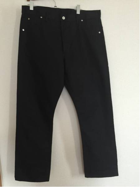 即決14aw超美品tukiパンツ cowboy pants黒