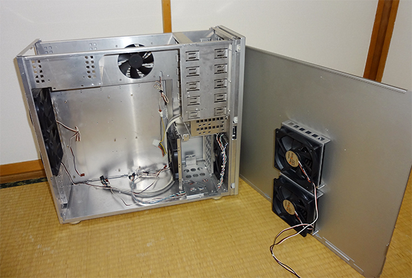 星野金属PCケース Windy ALTIUM SUPER X10 オプション装着済み(ATX