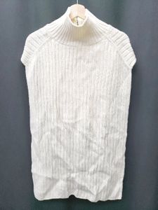 ◇ ⊇ ETRE TOKYO エトレトウキョウ ハーフジップ フレンチスリーブ ニット ベスト サイ