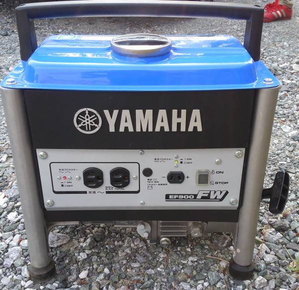 災害時や業務などの電源確保ヤマハポータブル発電機FW900(発電機