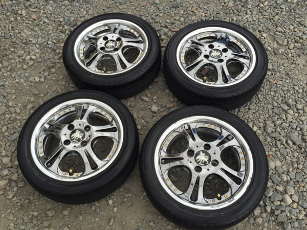 ・WEDS クレンツェ ケロベロス 4本セット 155/55/14 ワゴンR等