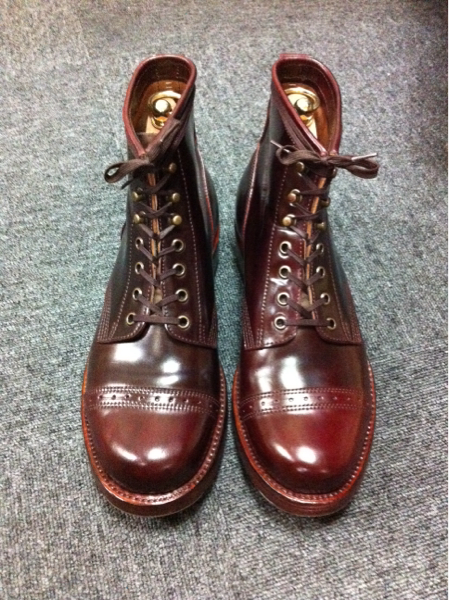 JULIAN BOWERY BOOTS CORDVAN US:9 HAND MADE IN USA