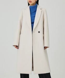 「UNITED TOKYO」 チェスターコート 1 アイボリー レディース