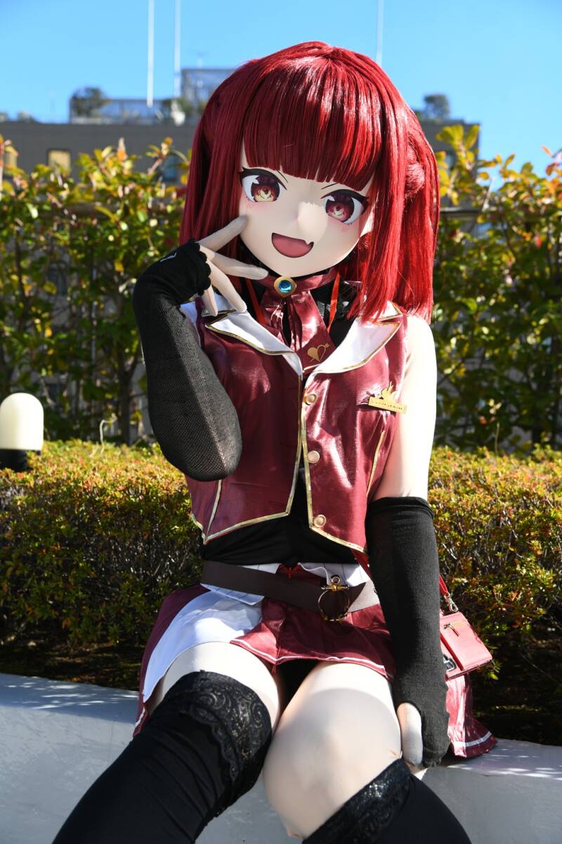 着ぐるみマスク】 美少女着ぐるみ マスク kigurumi コスプレ 