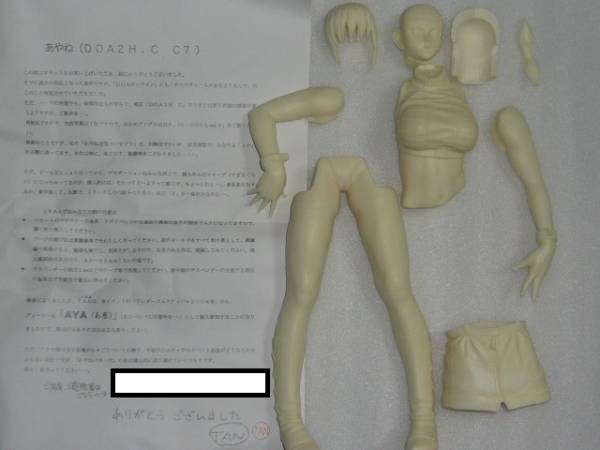 スタジオ猿分室 DEAD OR ALIVE あやね 1/6ガレージキット スタジオ猿分室 1/6あやね（C7） DEAD OR ALIVE AYA（あ屋）(デッド
