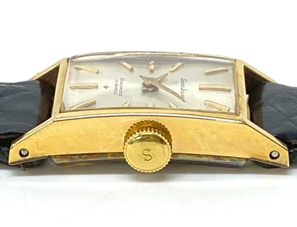 ha4256-1 801 SEIKO セイコー SOLAR ソーラー DIASHOCK 19石 589 14K