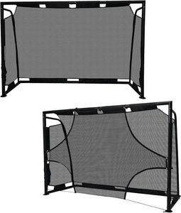 サッカーゴール 2役 トレーニングネット 練習用 室内屋外 鉄