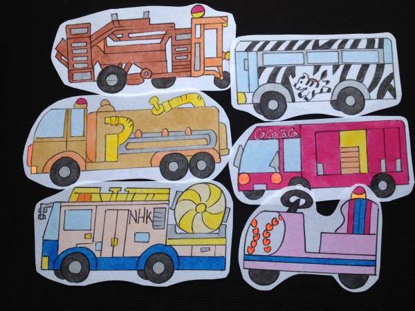 はたらくくるま ３ のパネルシアター 入門 工作 売買されたオークション情報 Yahooの商品情報をアーカイブ公開 オークファン Aucfan Com