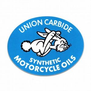 レーシングステッカー(UNION CARBIDE)　ステッカー　シール　車　バイク　アメリカ雑貨ア