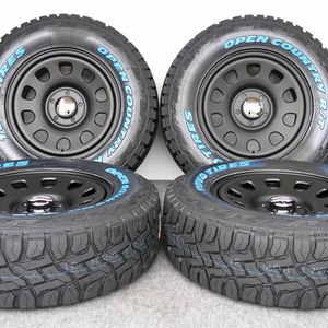 デイトナ 16-7.0J 114.3-5H マットブラック 235/70R16 4本セット トーヨー オープンカン