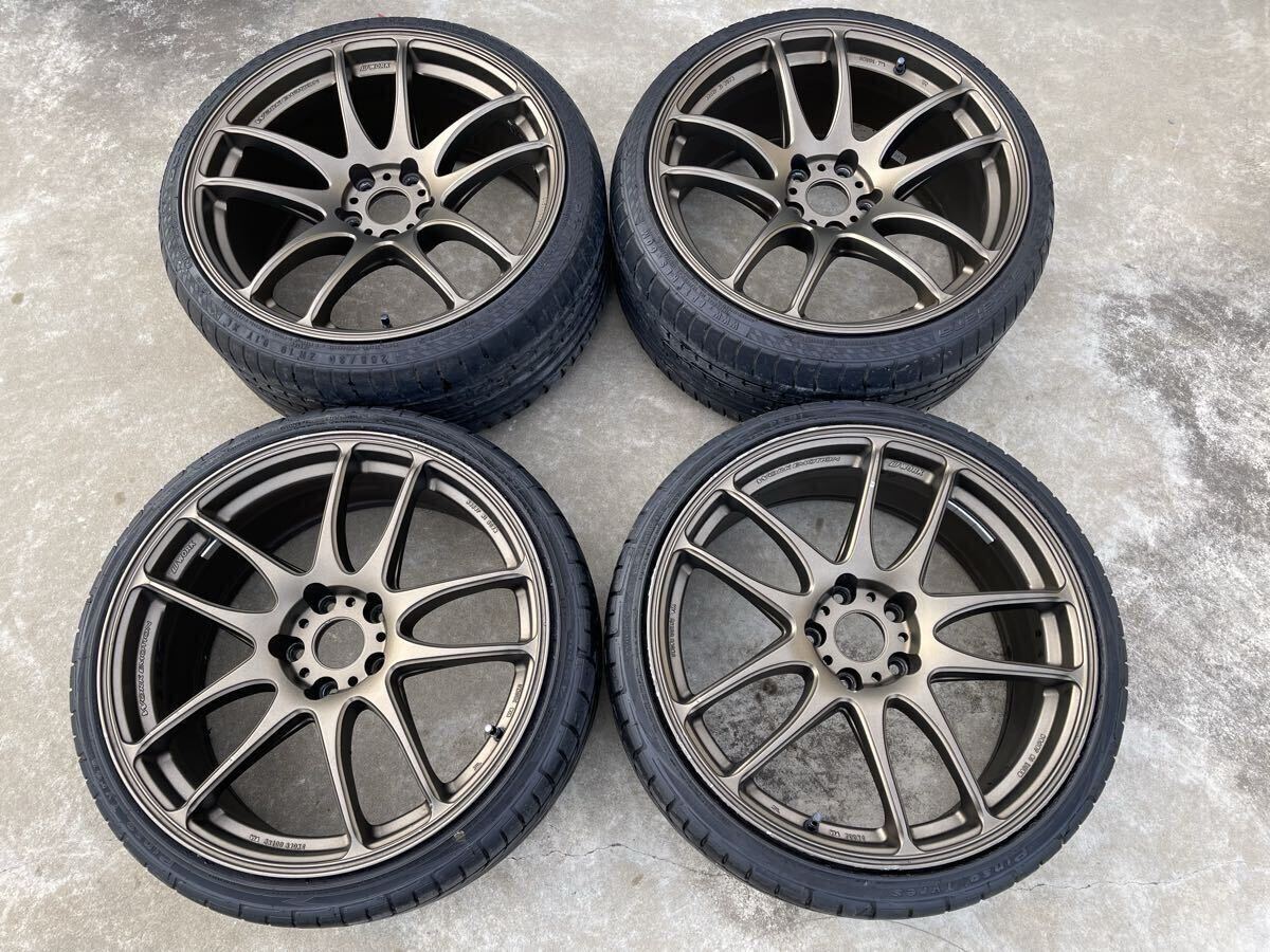 タイヤ付き】WORK ワーク エモーション CR Kiwami 極 19インチ 8.5J + 