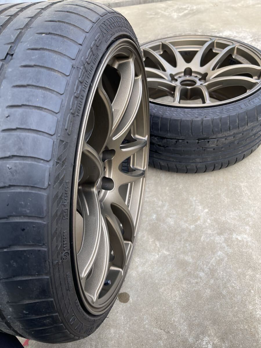 タイヤ付き】WORK ワーク エモーション CR Kiwami 極 19インチ 8.5J +