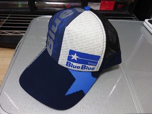 BlueBlue キャップ 青 ブルーブルー コアマン メガバス ダイワ シマノ ポジドライブガレ