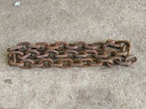 アンカーチェーン　　中古１９Φ　２．５ｍ　シャックル付き　送料無料