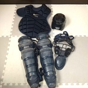 キャッチャー 防具セット 中古現状品 JSBB公認 NIKE MIZUNO Belgard マスク プロテクター